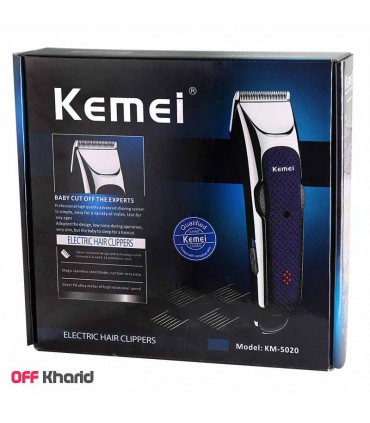 ماشین اصلاح شارژی سر و صورت کیمی مدل Kemei km-5020