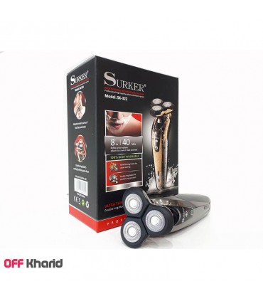 ماشین اصلاح صورت سورکر مدل Surker sk-322