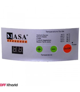 میوه خشک کن پنج طبقه 350 وات صفحه LED ناسا مدل NASA electric NS-1160 میوه خشک کن پنج طبقه 350 وات صفحه LED ناسا مدل NASA electric NS-1160