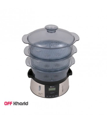 بخارپز دیجیتالی سه طبقه 700 وات ناسا الکتریک مدل NASA electric NS-700