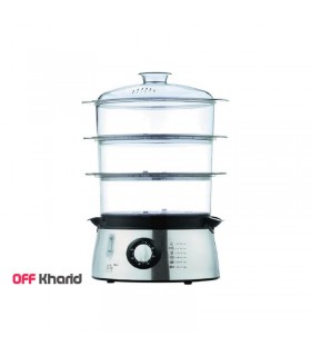 بخارپز آنالوگ سه طبقه 700 وات ناسا الکتریک مدل NASA electric NS-701