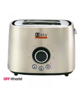توستر نان دو دهانه حرفه ای 1000 وات ناسا الکتریک مدل NASA electric NS-2038