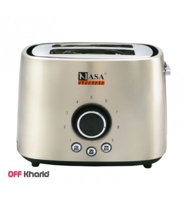 توستر نان دو دهانه حرفه ای 1000 وات ناسا الکتریک مدل NASA electric NS-2038