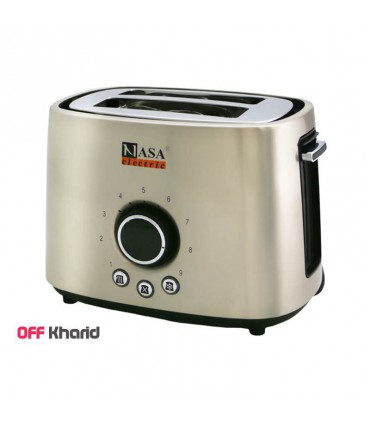 توستر نان دو دهانه حرفه ای 1000 وات ناسا الکتریک مدل NASA electric NS-2038