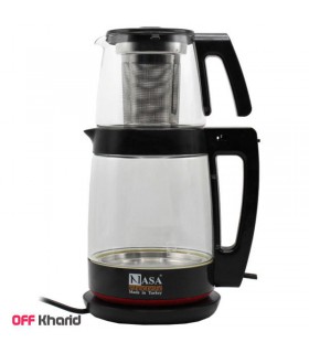 چای ساز 1800 وات ناسا الکتریک ساخت ترکیه مدل NASA electric NS-516 چای ساز 1800 وات ناسا الکتریک ساخت ترکیه مدل NASA electric NS-516