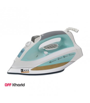 اتو بخار دستی سرامیکی 2200 وات و 300 سی سی ناسا الکتریک مدل NASA electric NS-402