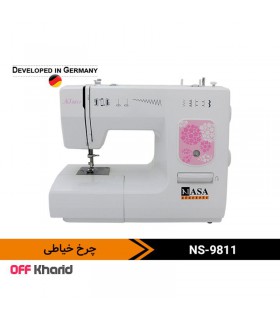 چرخ خیاطی با جعبه ناسا الکتریک مدل NASA electric NS-9811