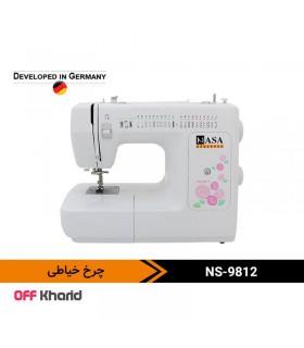 چرخ خیاطی جعبه دار ناسا الکتریک مدل NASA electric NS-9812