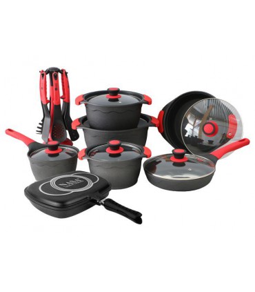 سرویس قابلمه گرانیتی 22 پارچه ناسا الکتریک NASA electric NS-6041