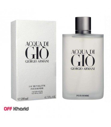 تستر ادو تویلت مردانه جورجیو آرمانی مدل Acqua di Gio حجم 200میلی لیتر