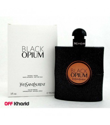 تستر ادو پرفیوم زنانه ایو سن لورن مدل بلک اوپیوم YSL Black Opium 90ML