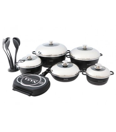 سرویس قابلمه چدن 24 پارچه ناسا الکتریک مدل NASA electric NS-6024