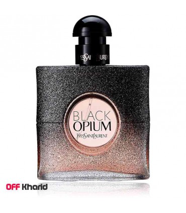 تستر ادو پرفیوم زنانه ایو سن لورن بلک اوپیوم مدل YSL Black Opium Floral Shock