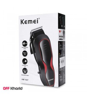 ماشین اصلاح حرفه ای کیمی مدل KEMEI KM-1027 ماشین اصلاح حرفه ای کیمی مدل KEMEI KM-1027