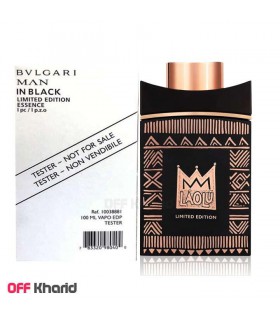 تستر ادکلن بولگاری من این بلک اسنس Bvlgari Man In Black Essence Limited Edition