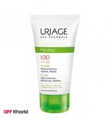 کرم ضد آفتاب اوریاژ سری Hyseac با SPF30 حجم 50 میلی لیتر