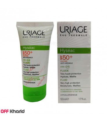کرم ضد آفتاب اوریاژ سری Hyseac با SPF50 حجم 50 میلی لیتر
