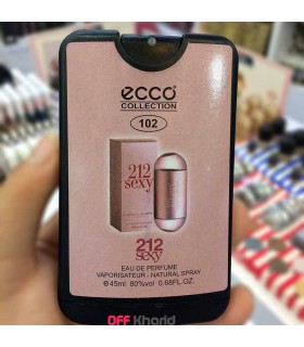 عطر جیبی زنانه اکو مدل Carolina Herrera 212 Sexy حجم 45 میل