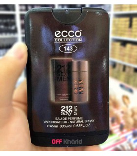 عطر جیبی مردانه اکو مدل Carolina Herrera 212 S--y Men حجم 45 میل