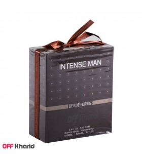 ادکلن مردانه فراگرنس ورد مدل Intense Man Deluxe Edition حجم 100 میلی لیتر ادکلن مردانه فراگرنس ورد مدل Intense Man Deluxe Edition حجم 100 میلی لیتر