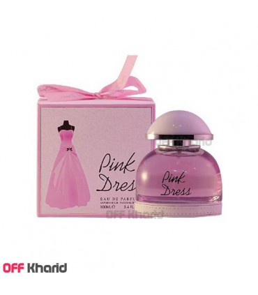 ادو پرفیوم زنانه فراگرنس ورد مدل PINK DRESS حجم 100 میلی لیتر