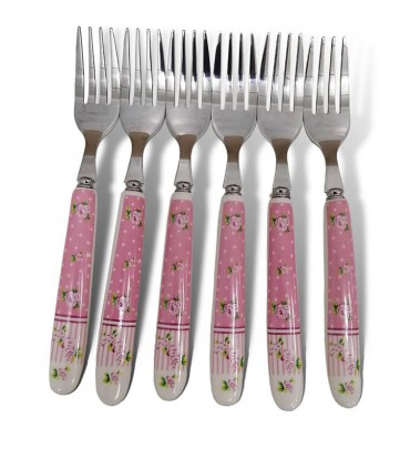 کارد و چنگال دسته سرامیکی طرح آنجل