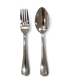 قاشق چنگال استیل مارک دسینی ایتالیا طرح ساده ته گرد قاشق چنگال استیل مارک دسینی ایتالیا طرح ساده ته گرد