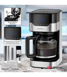 قهوه ساز پروفی کوک مدل ProfiCook KA 1169 قهوه ساز پروفی کوک مدل ProfiCook KA 1169