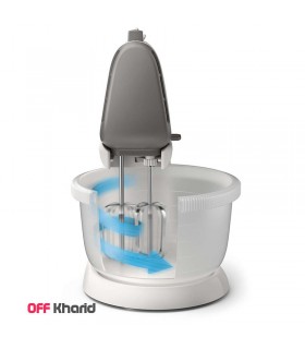 همزن کاسه دار فیلیپس مدل PHILIPS HR3745 همزن کاسه دار فیلیپس مدل PHILIPS HR3745