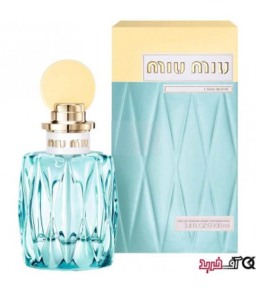 ادکلن زنانه میومیو مدل Miu Miu L'Eau Bleue حجم 100 میلی لیتر