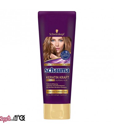کرم درمانی کراتینه شوما Schauma Keratin Kraft 1 Minute Aufbau Kur