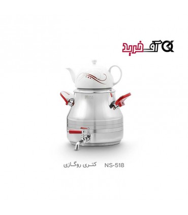 کتری و قوری روگازی 6 لیتری تمام استیل ناسا الکتریک مدل NASA electric NS-518