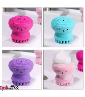 فیس براش دستی سیلیکونی عروسکی فیس براش دستی سیلیکونی عروسکی