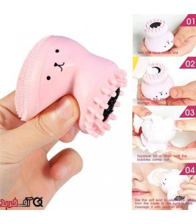 فیس براش دستی سیلیکونی عروسکی فیس براش دستی سیلیکونی عروسکی