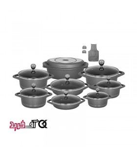 سرویس قابلمه 17 پارچه ام جی اس Italy B