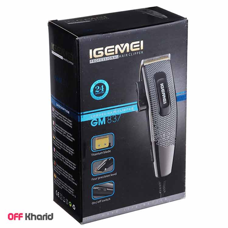 ماشین اصلاح جیمی مدل IGEMEI GM837