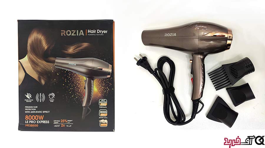 سشوار لمسی روزیا مدل ROZIA HC8600
