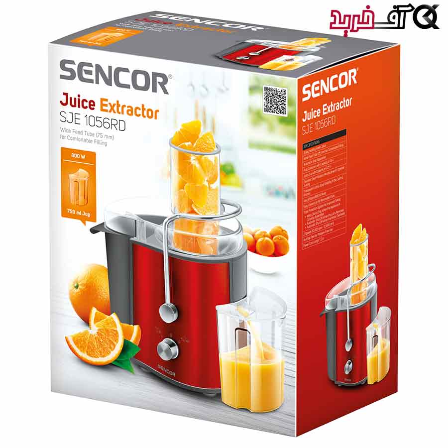 قیمت آبمیوه گیری سنکور مدل Sencor Juicer SJE 1056RD