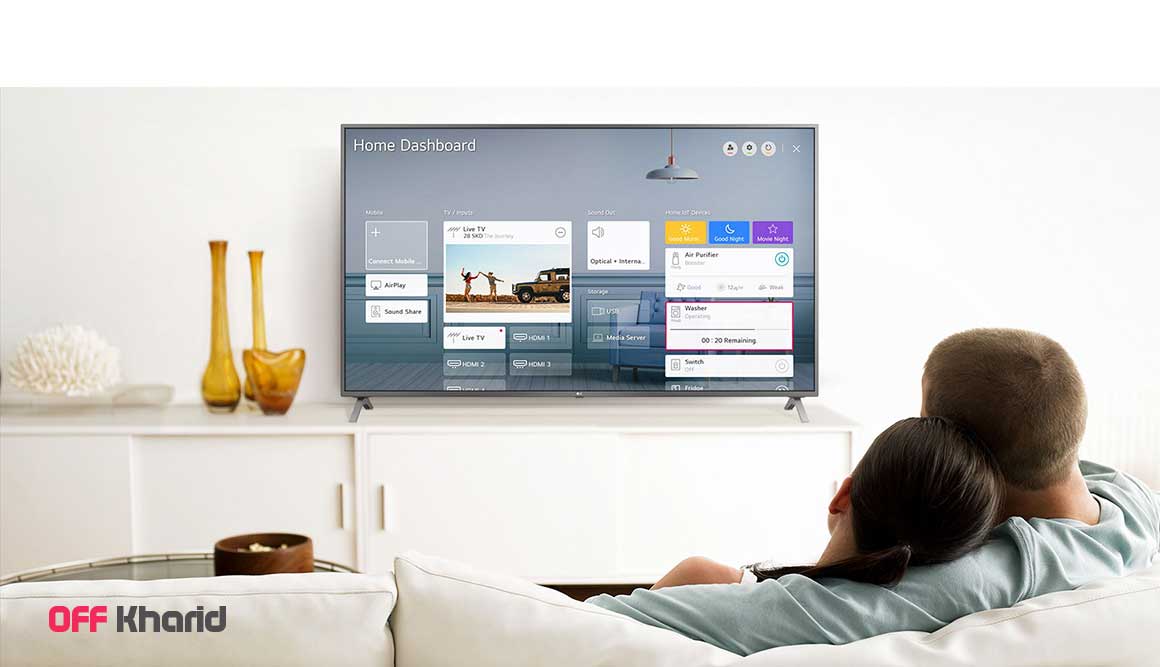 تلویزیون 55 اینچ ال جی مدل LG 4K Smart TV 55UN8060PVB