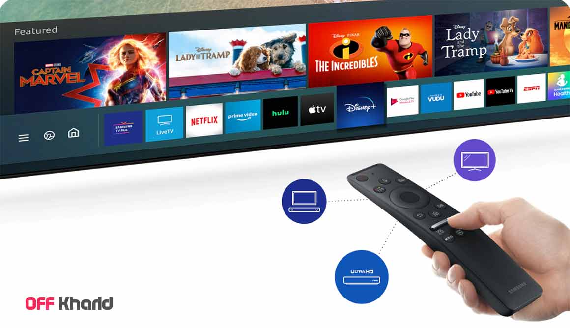 تلویزیون 43 اینچ سامسونگ مدل Samsung 2020 QLED 4K TV 43Q60T