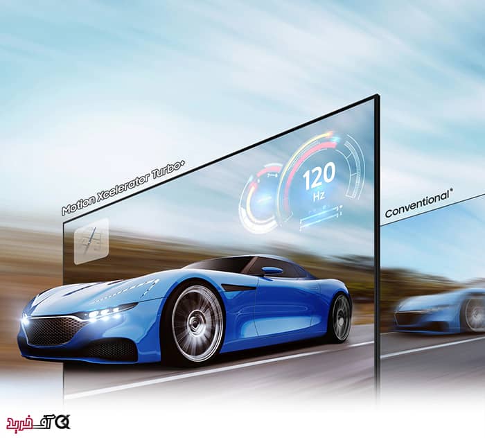 تلویزیون سامسونگ با رفرش تصویر 120 هرتز با تکنولوژی +Motiom Xcelerator Turbo
